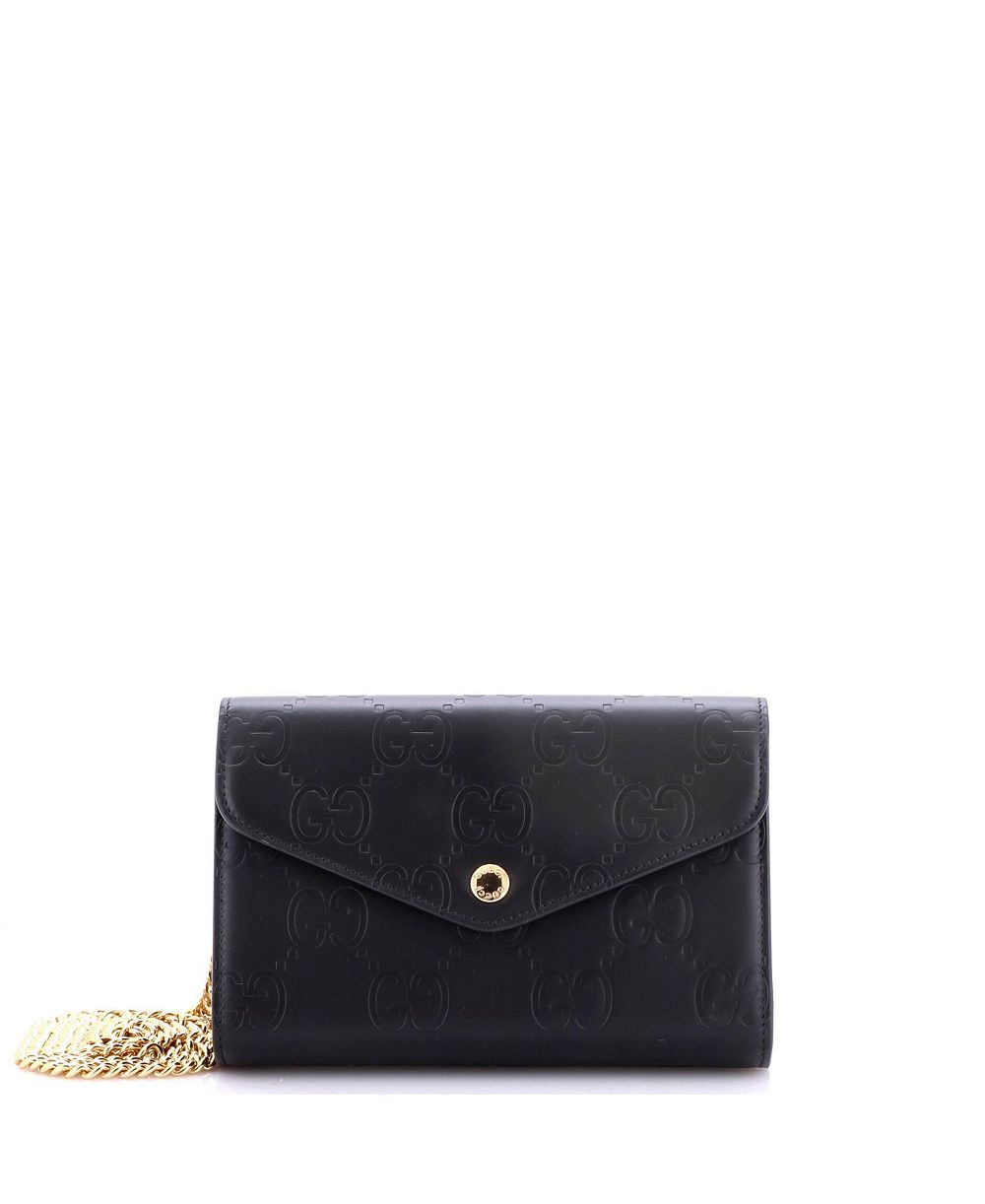 Б/у кошелек Gucci Envelope Wallet on Chain Guccissima Leather