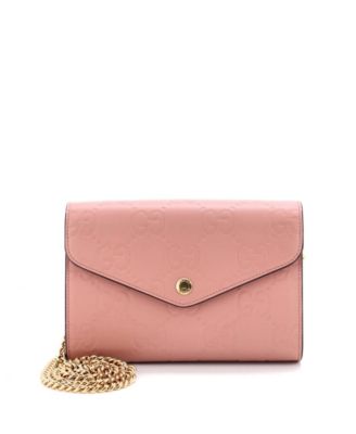 Кошелек Gucci Envelope on Chain Guccissima Leather, Pre-Owned