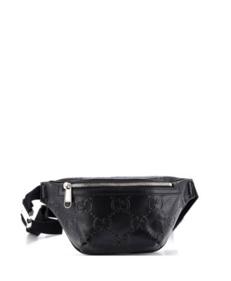Pre-Owned Gucci маленькая сумка через плечо GG Embossed из перфорированной кожи