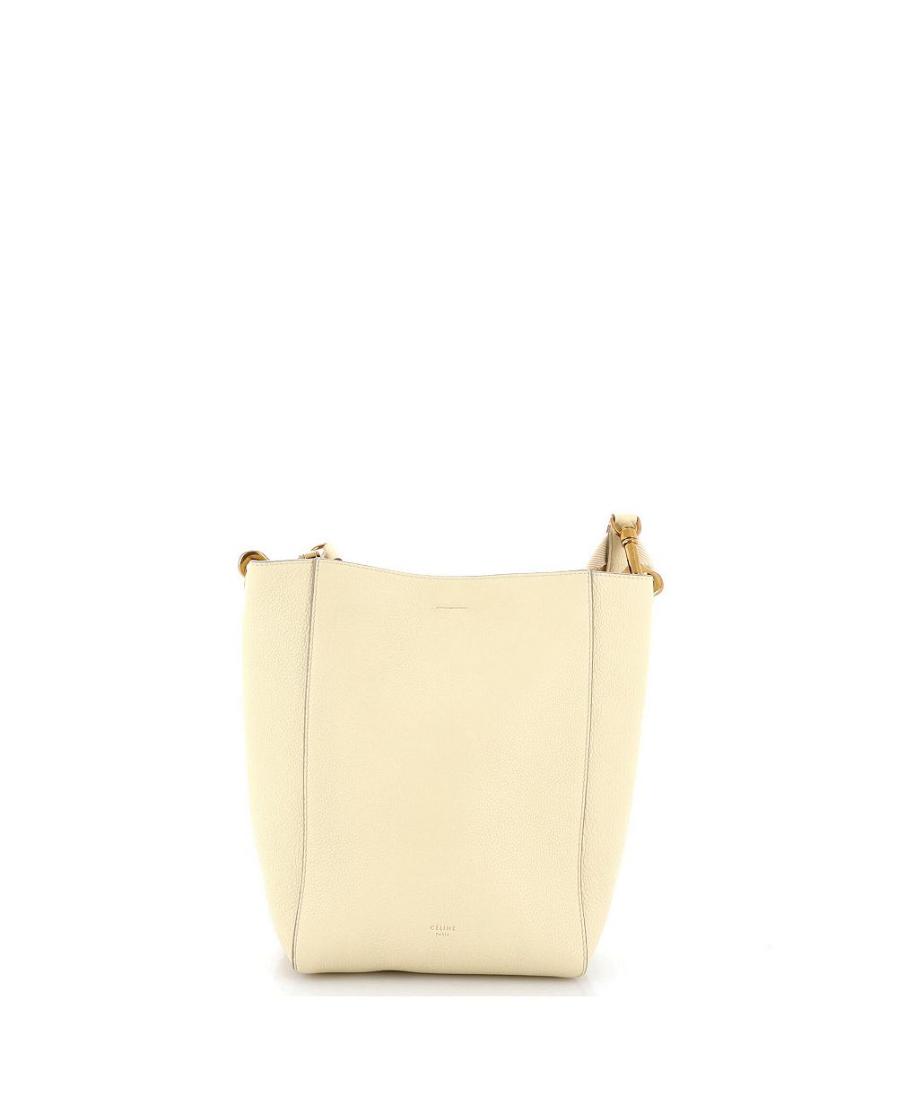 Pre-Owned Celine Small Sangle Seau Bag Goatskin