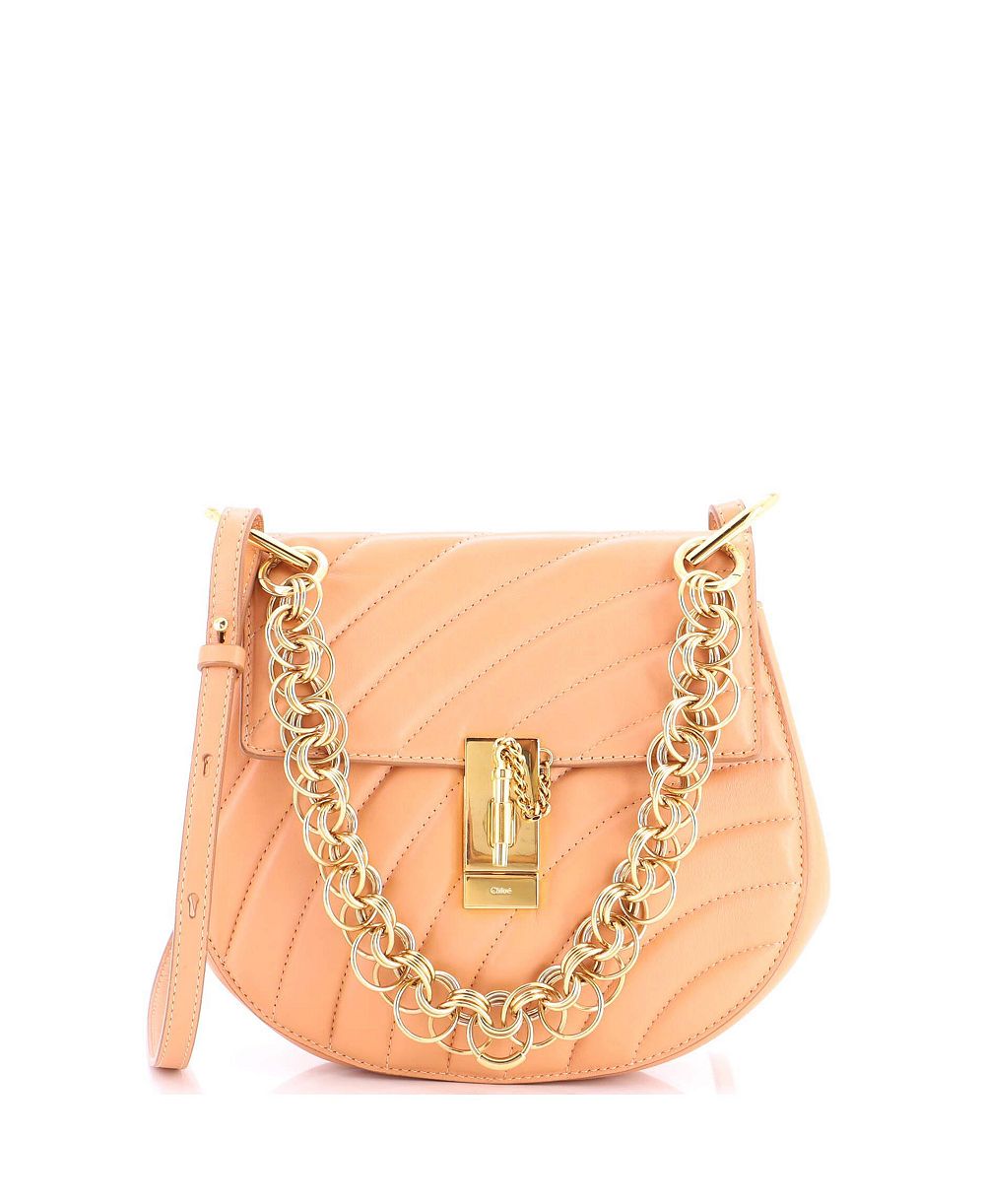 Pre-Owned Chloe сумка через плечо Drew Bijou из стеганой кожи
