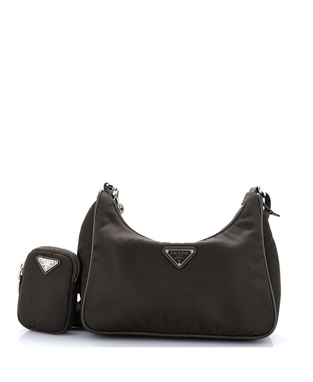 Pre-Owned Prada Small Re-Edition 2005 Shoulder Bag Tessuto