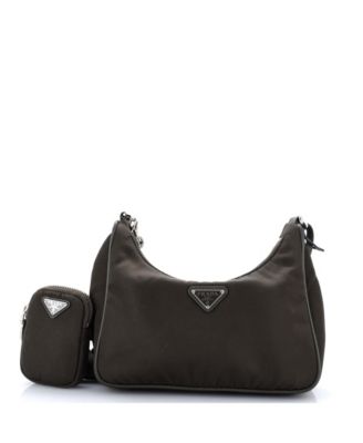 Pre-Owned Prada Small Re-Edition 2005 Shoulder Bag Tessuto