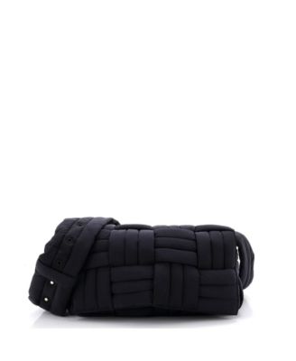 Pre-Owned Bottega Veneta Padded Tech Cassette Crossbody Bag Intrecciato Nylon