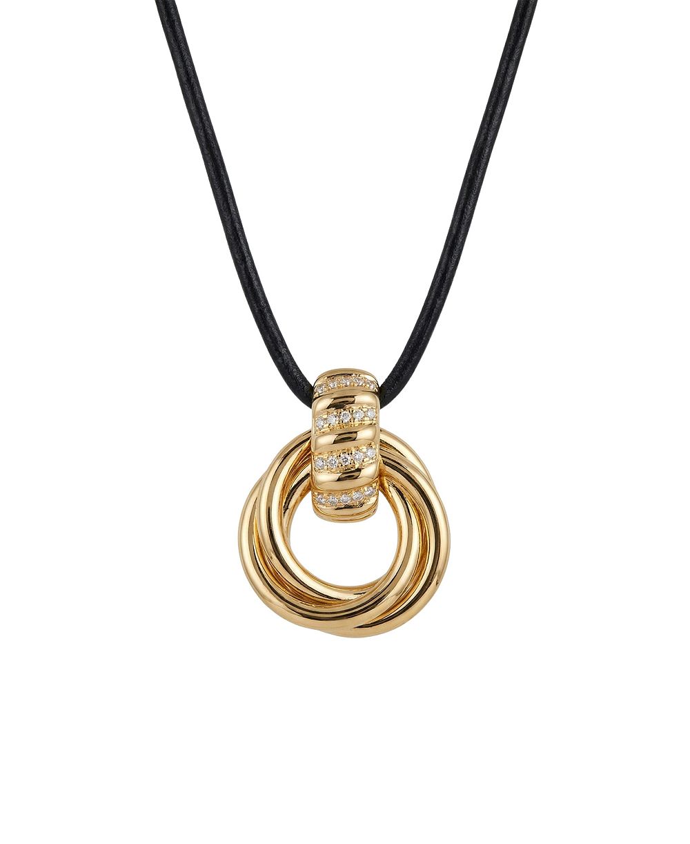 The M Jewelers Margaux ожерелье с узлом и камнем