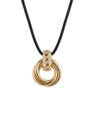 The M Jewelers Margaux ожерелье с узлом и камнем