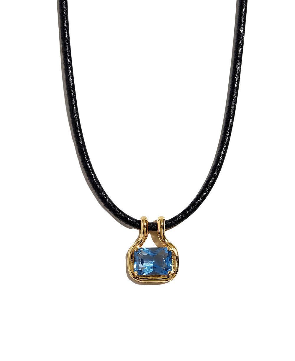 The M Jewelers Colored Cubic Zirconia Pendant Necklace