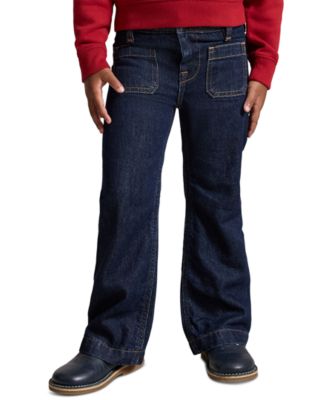 Polo Ralph Lauren джинсы-клеш с логотипом для девочек 2T-6X