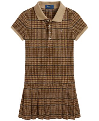 Детское платье Polo Ralph Lauren 2T-6X Tweed-Print Stretch Mesh Polo