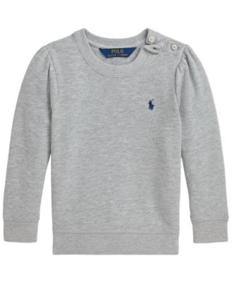 Polo Ralph Lauren Детский флисовый свитшот для девочек 2T-6X