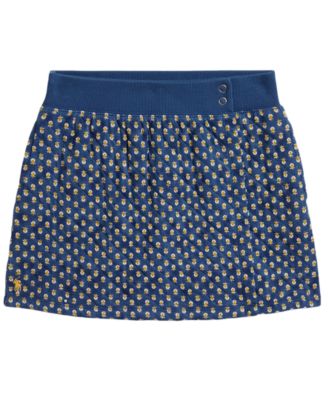 Polo Ralph Lauren Girls' 7-16 Floral Quilted Wrap Skirt