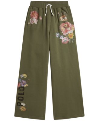 Polo Ralph Lauren Детский Floral Wide-Leg Fleece Sweatpants