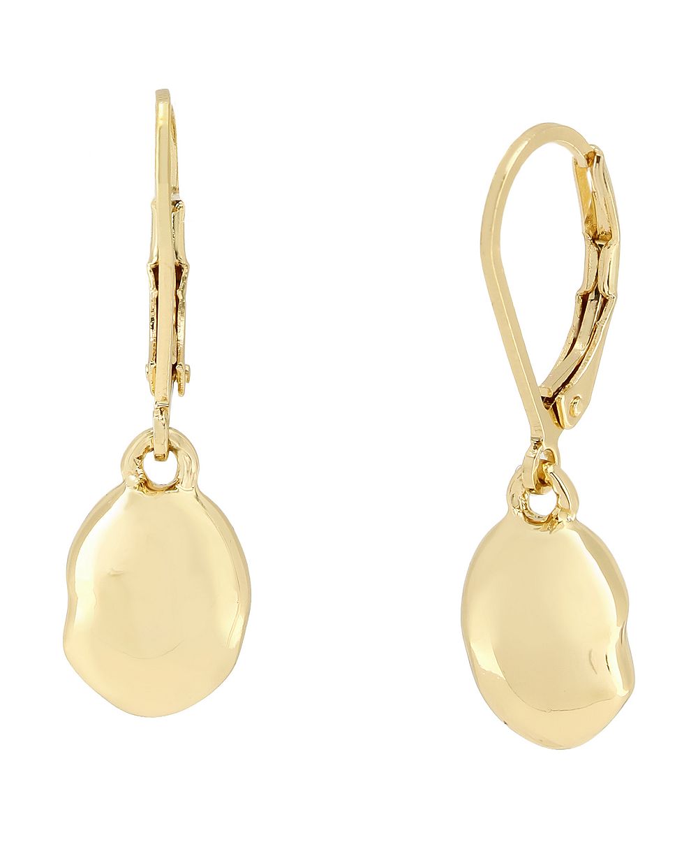 Robert Lee Morris Soho Silver Bean Drop Earrings