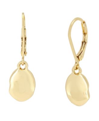 Robert Lee Morris Soho Silver Bean Drop Earrings