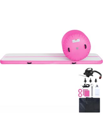VEVOR 2 PCS Air Track Set Inflatable Tumbling Gymnastics Gym Mat with Pump