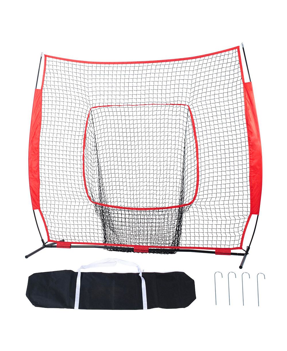 Сетка для тренировок VEVOR 7x7 ft Baseball Softball Practice Net с сумкой