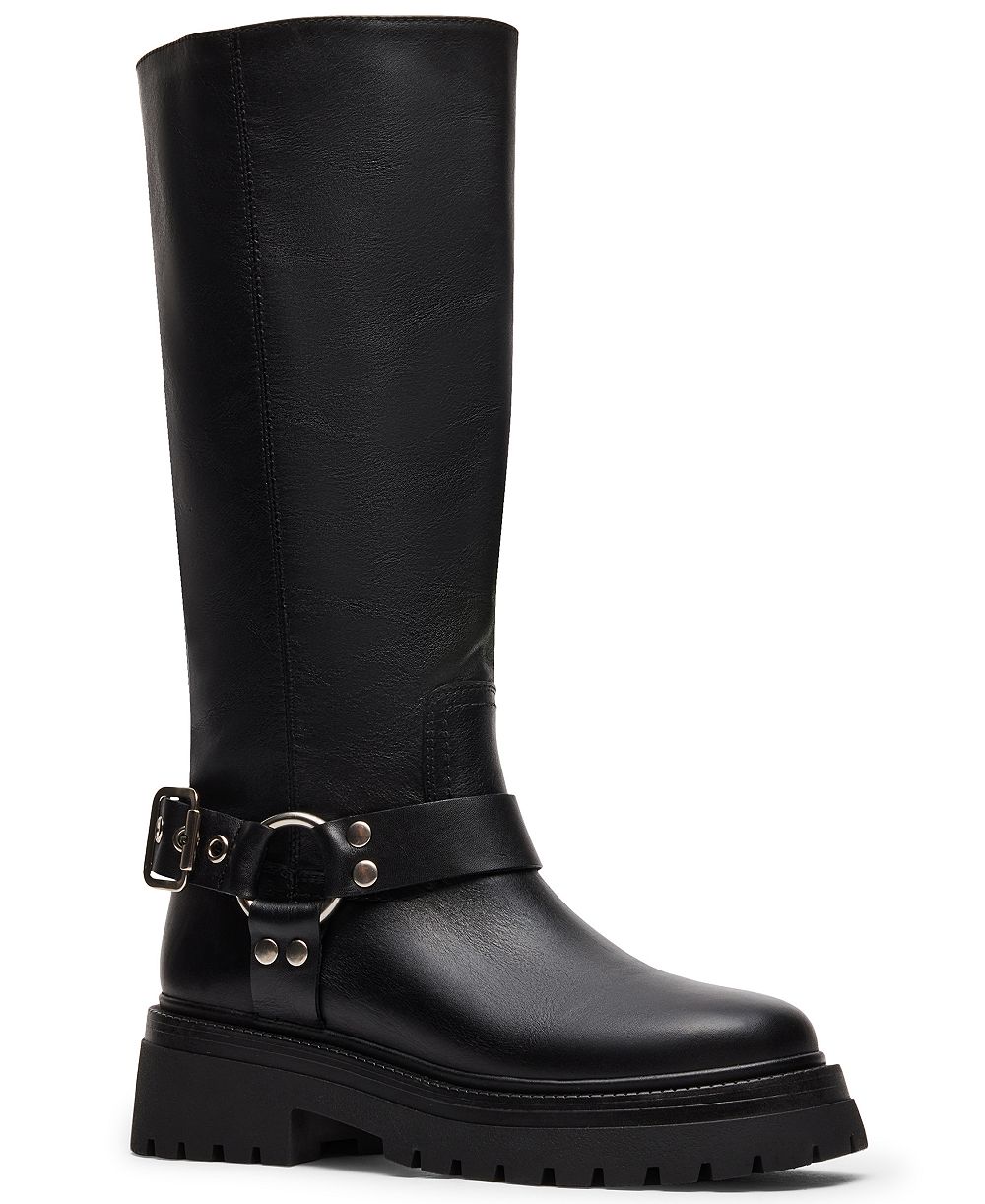 Steve Madden Женские высокие сапоги Everest Platform Lug-Sole Engineer