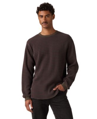 Levi's Men's Long-Sleeve Thermal Waffle-Knit T-Shirt