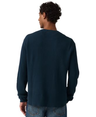 Levi's мужская термическая футболка с длинным рукавом и рубчатой структурой