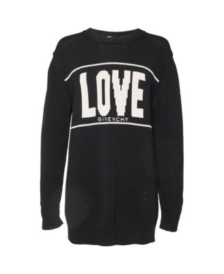 Pre-Owned Givenchy Женский джемпер с логотипом из трикотажного хлопка