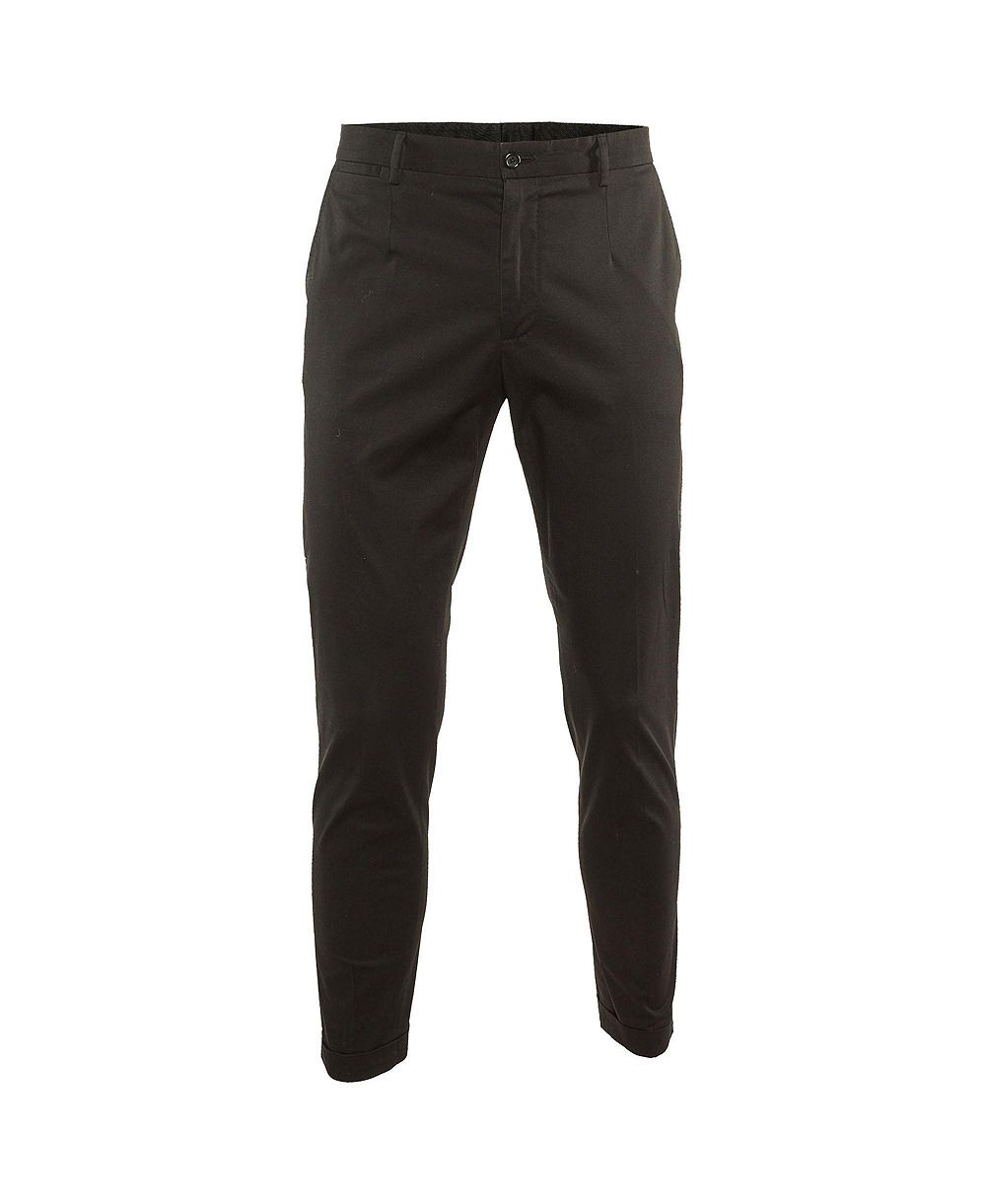 Мужские брюки Pre-Owned Dolce & Gabbana из хлопка