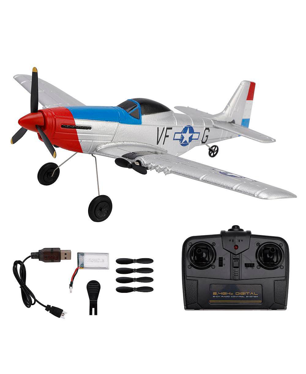Bruce & Shark 2.4GHz RC Plane - 3 Channel with Gyro, 330 feet Range and EPP Foam