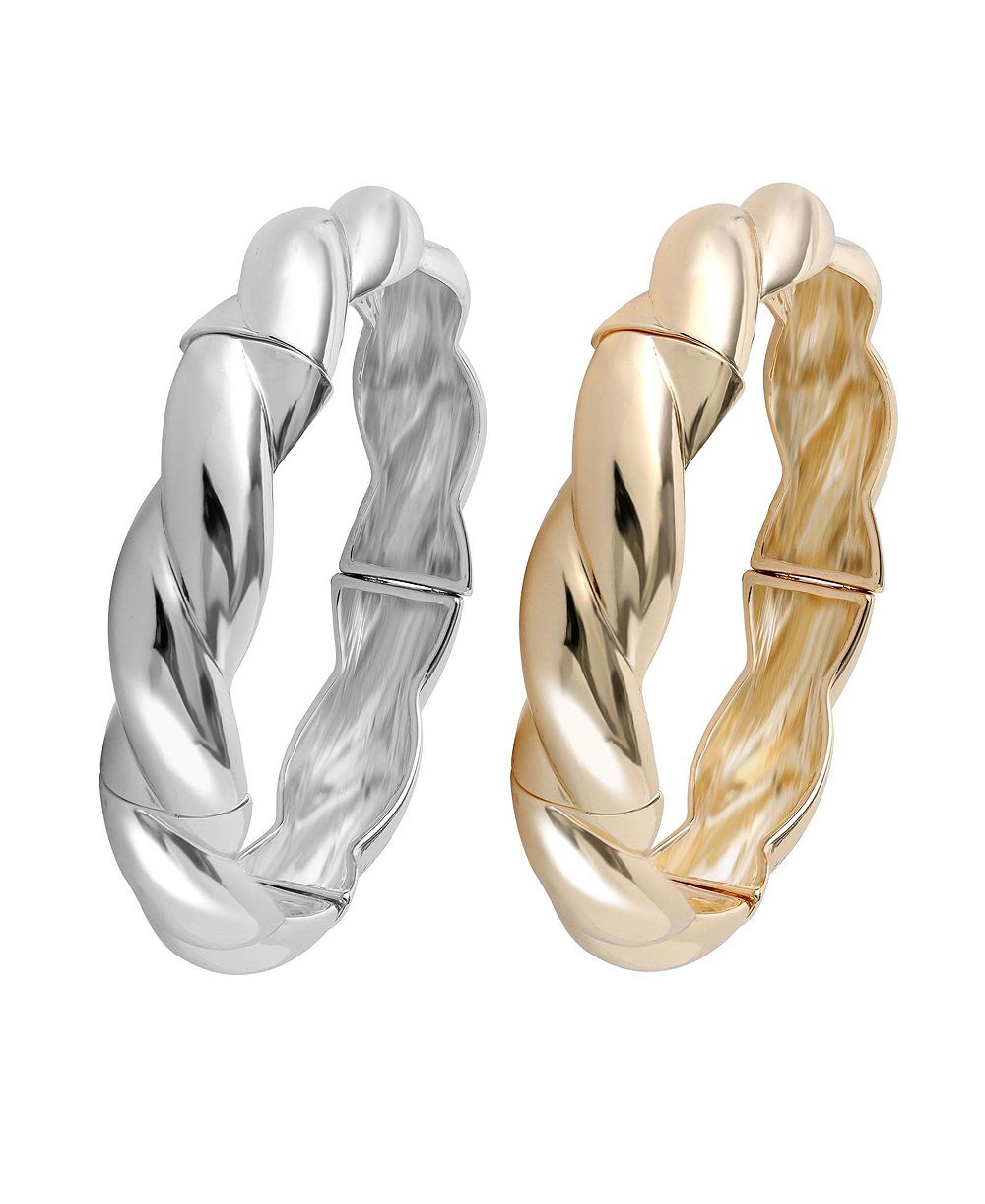 Jessica Simpson Womens Chunky Stretch Bracelet Set