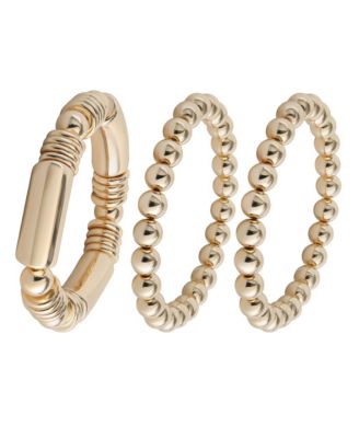 Комплект браслетов Jessica Simpson 3-Piece Gold-Tone Plated