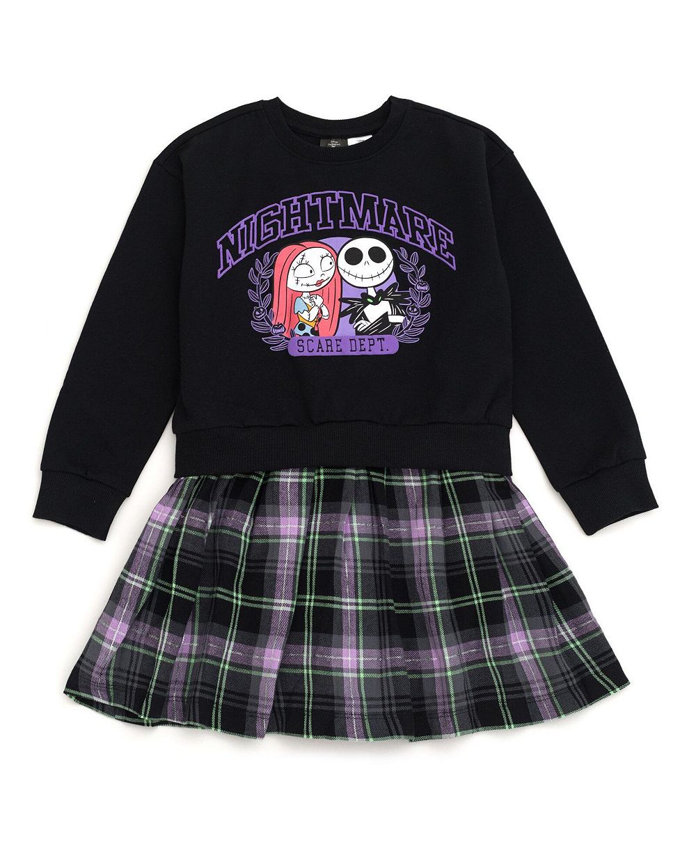 Детское фланелевое платье Nightmare Before Christmas Plaid (2T-16)