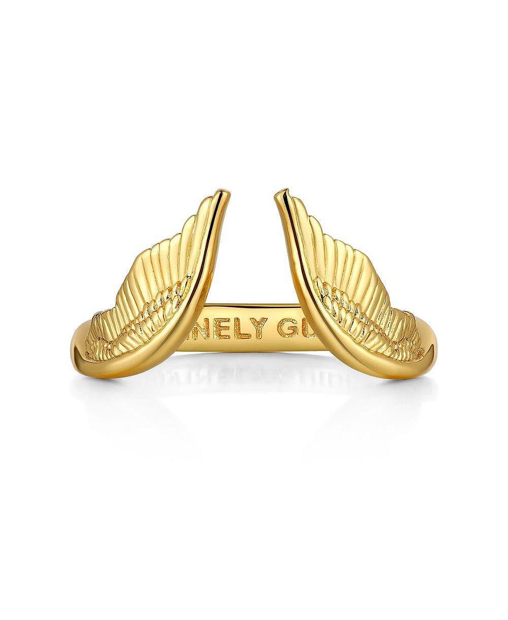 Mantra Angel Wings Divine Guidance Ring