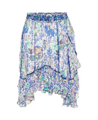 Юбка Pre-Owned Isabel Marant Women's Multicolor Print Crepe Viviane