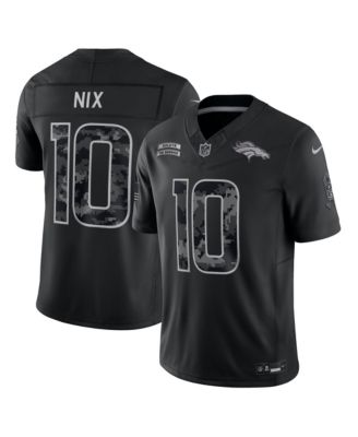Мужская ограниченная серия джерси Nike Bo Nix, черный цвет, Денвер Бронкос, 2026 Salute to Service