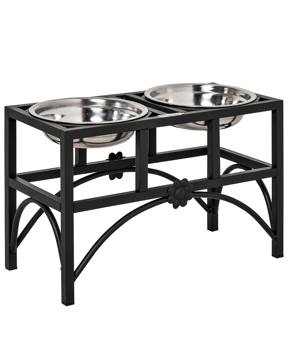 Миска для собаки RUIE 17 in Double Elevated Stainless Steel Feeding Station