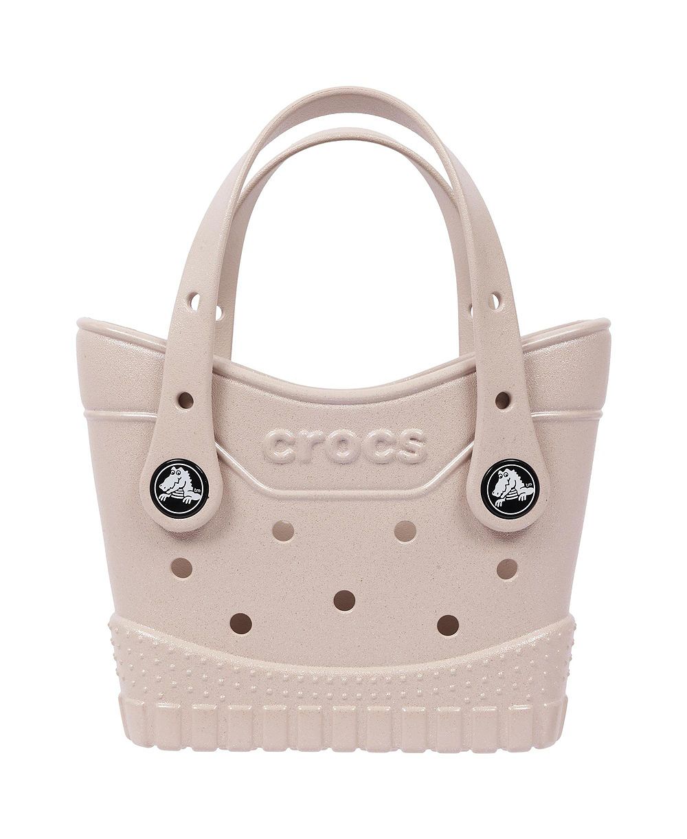 Crocs женская мини-сумка-тоут из EVA с блестками, совместима с Jibbitz