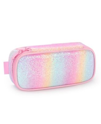 Pink blue rainbow medium