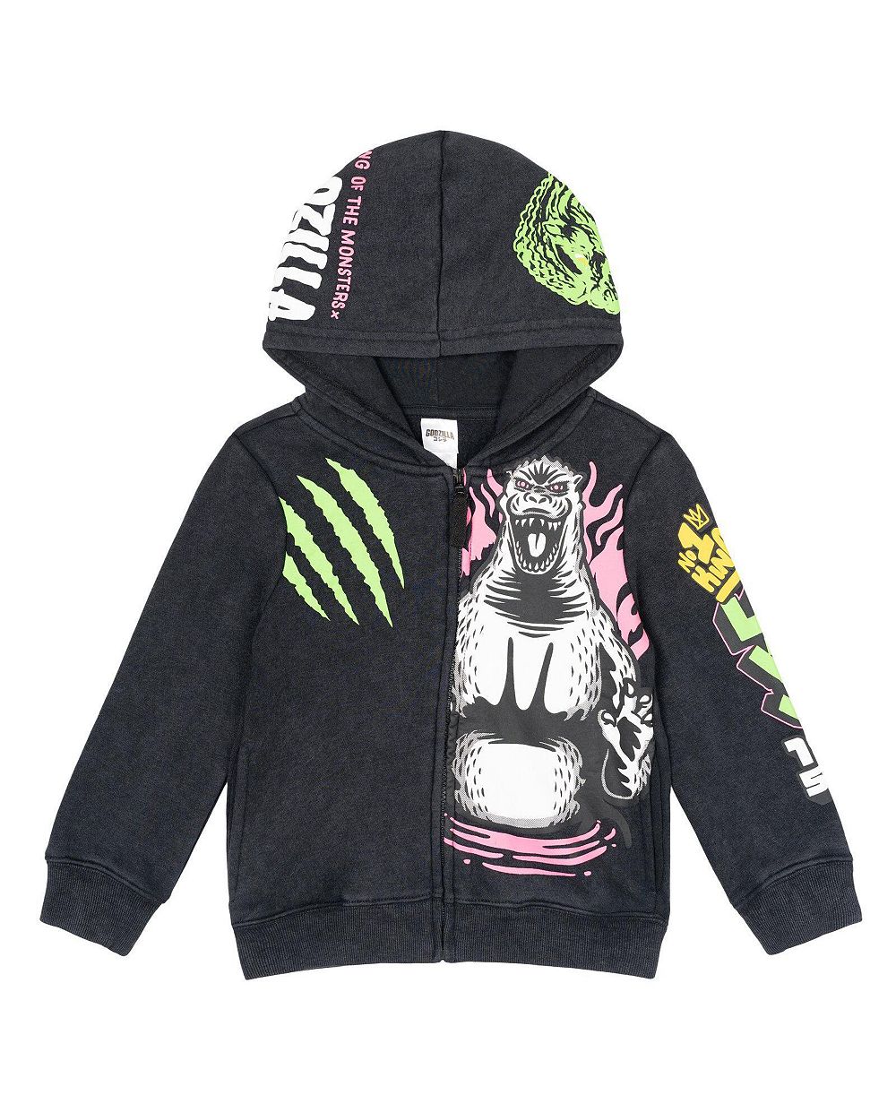 Godzilla Matching Boy's(XS-2XL,5-12) Family Fleece Zip Up Hoodie