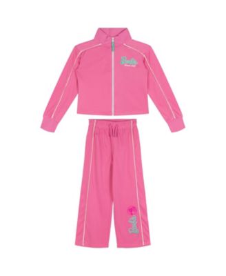 Barbie Girl's (5-16) Athletic 2-Piece Jacket and Pants Tracksuit Set