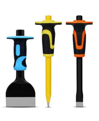 XDOVET Masonry Chisel Set 3pieces Heavy Duty Concrete Stone Demolition