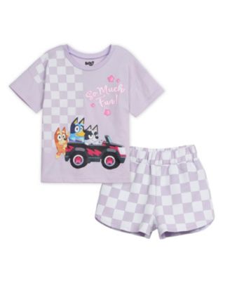 Детский набор Bluey 2-Piece T-Shirt and Shorts Set (2T-12)