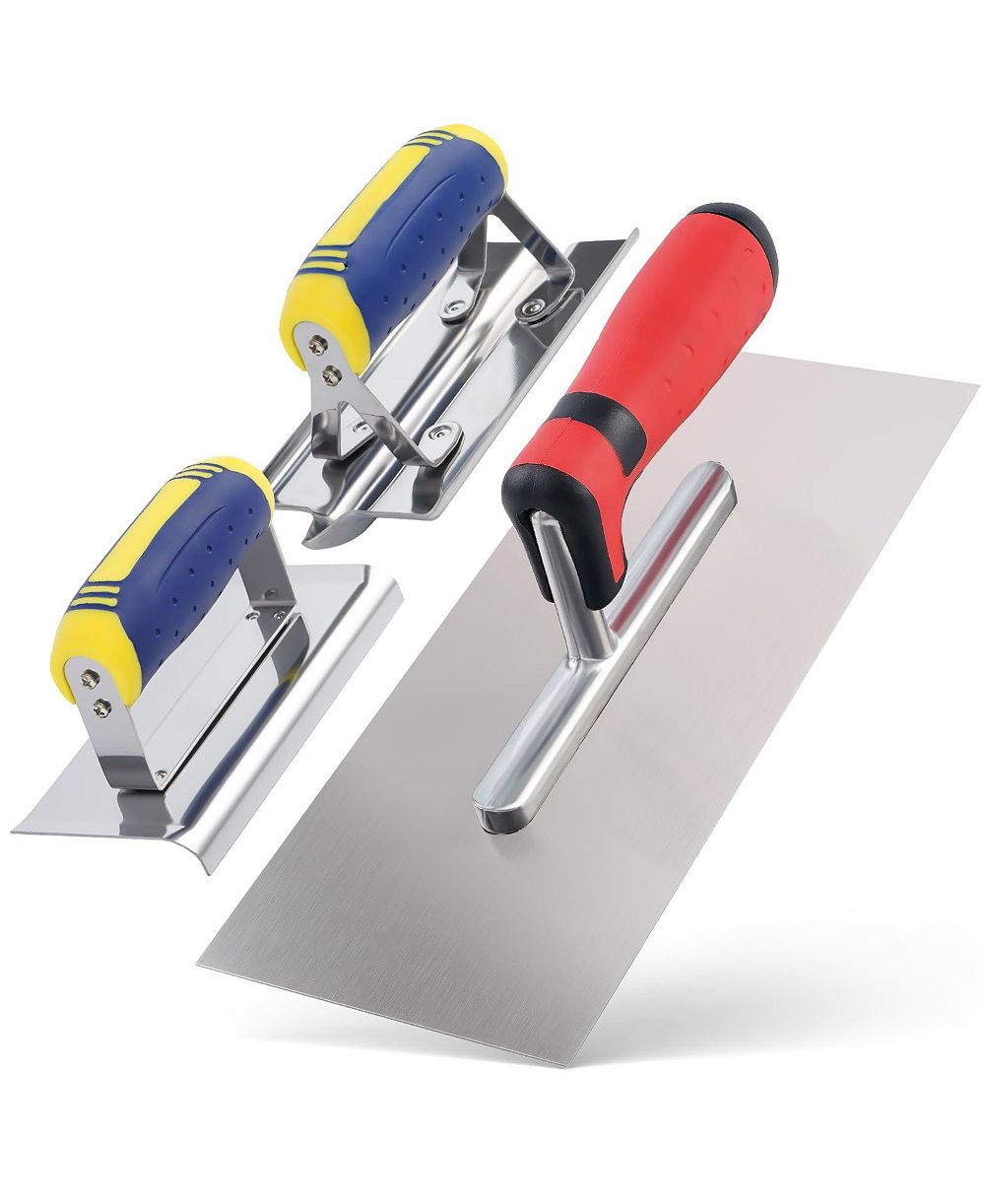 XDOVET Stainless Steel Concrete Tools Set Trowel Edger Groover