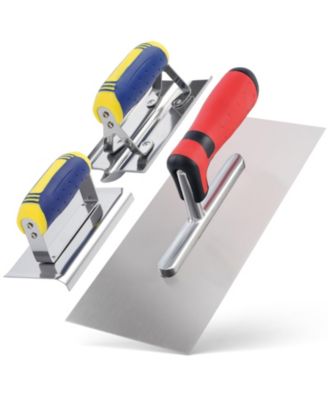 XDOVET Stainless Steel Concrete Tools Set Trowel Edger Groover