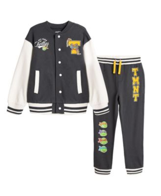 Teenage Mutant Ninja Turtles Boys' 5 - 16 Fleece Varsity Jacket and Pants Set