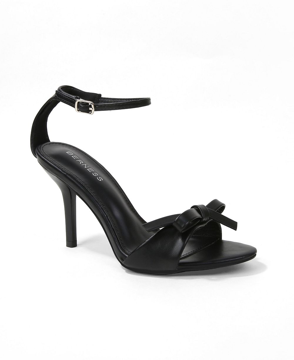 Женские босоножки BERNESS Peach Ankle Strap Stiletto с декором Bow