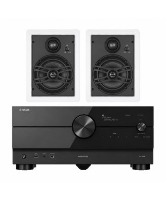 Yamaha RX-A4A 7.2-Channel 110W Dolby Atmos AV Receiver with In-Wall Speaker