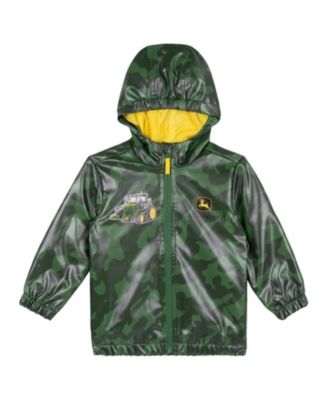 John Deere Toddler Boys (2T-5T) Hooded Rain Jacket