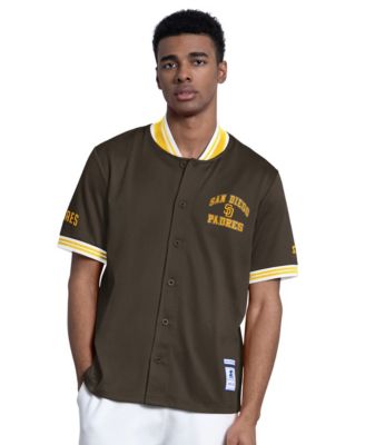 Мужская куртка Starter Brown San Diego Padres Button-Up Short Sleeve