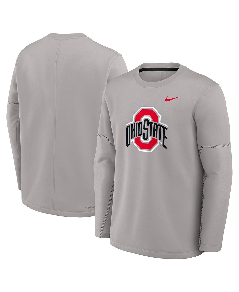 Nike Men's Black Ohio State Buckeyes 2026 Sideline Coaches Therma-FIT Long Sleeve T-Shirt
