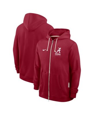 Nike Men's Crimson Alabama Crimson Tide 2026 Sideline Standard Issue Dri-FIT Full-Zip Hoodie