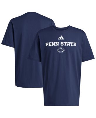 Мужская хлопковая футболка Adidas Penn State Nittany Lions Wordmark, темно-синяя