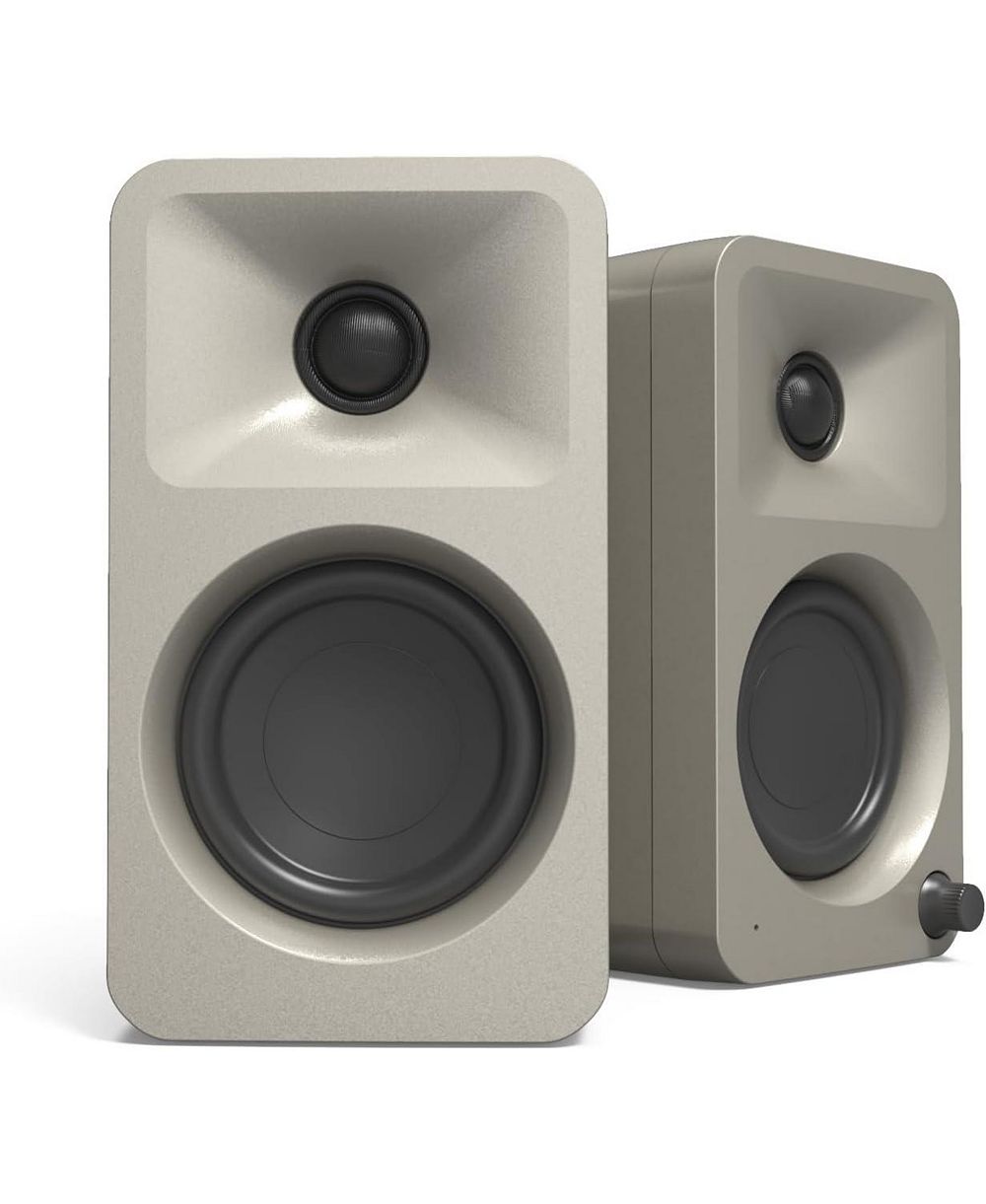 Kanto 100W Powered Reference Desktop Speakers, Bluetooth 5.0, USB-C, Bi-Amplified, Pair